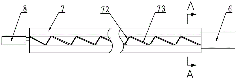 Serrated air outlet air knife structure for glass cleaning/drying machine