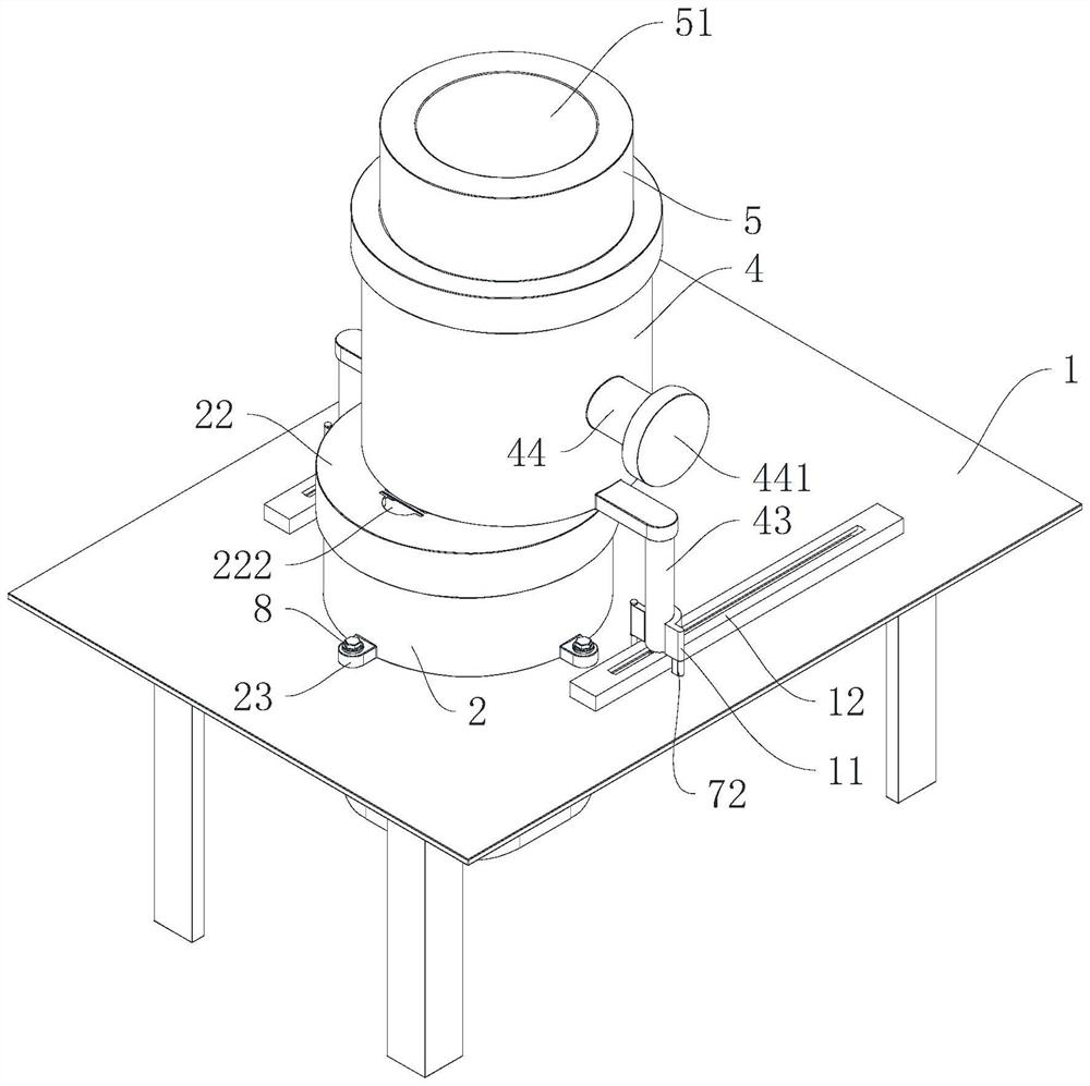 Etching device