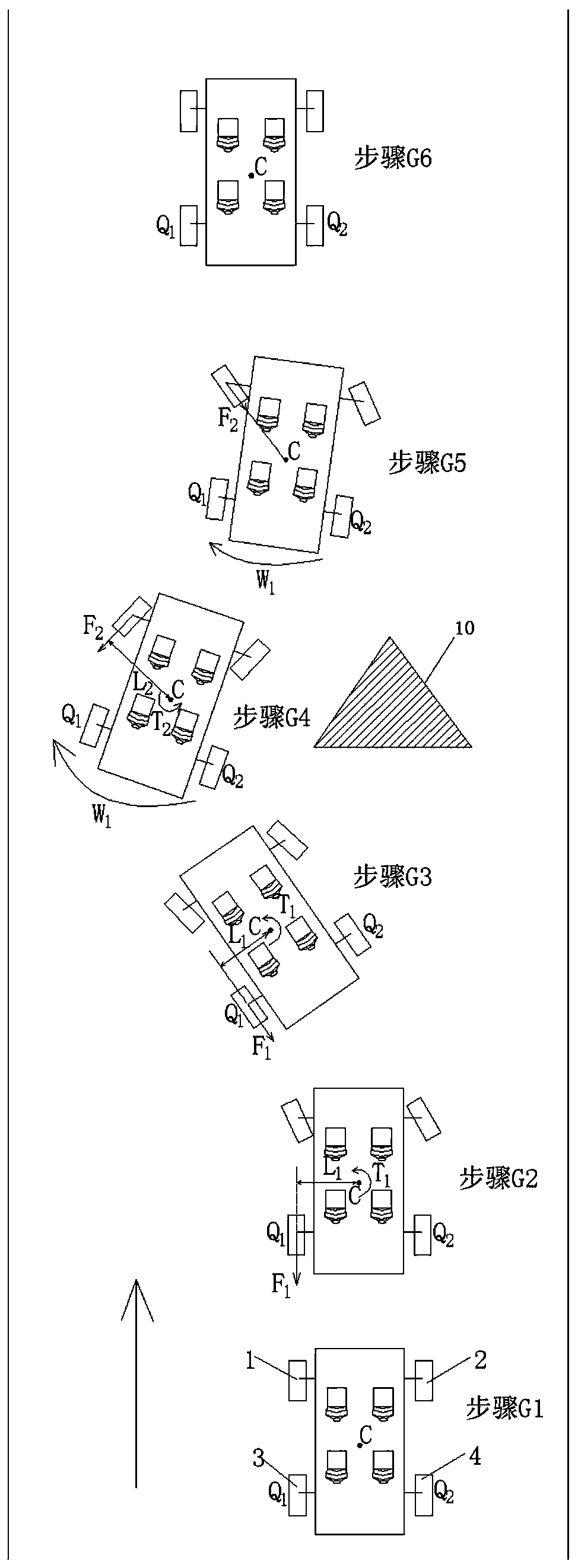 Rear-wheel-steering-based ESP enhanced control method for rear-drive vehicle