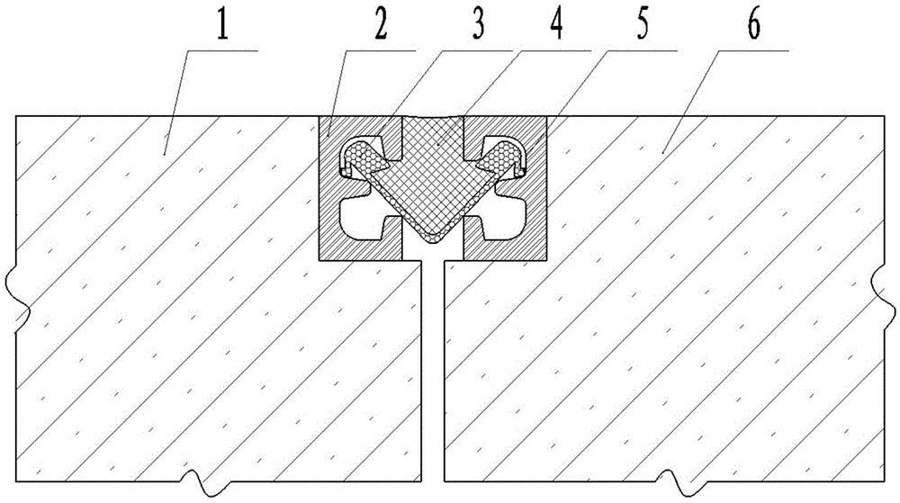 A sealing protection structure of a highway bridge telescopic device