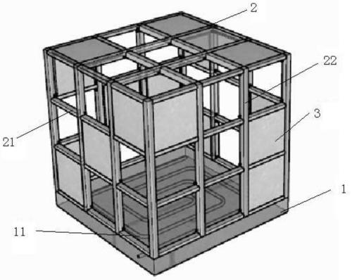 Non-uniform radiant heat environment test bed and using method thereof