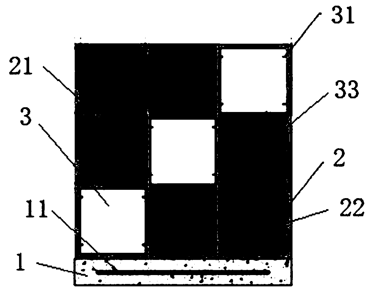 Non-uniform radiant heat environment test bed and using method thereof