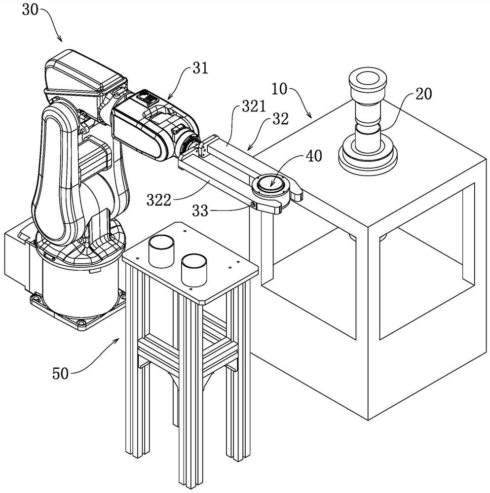 Method and device for grasping and moving low-density magnet blanks formed by pressing