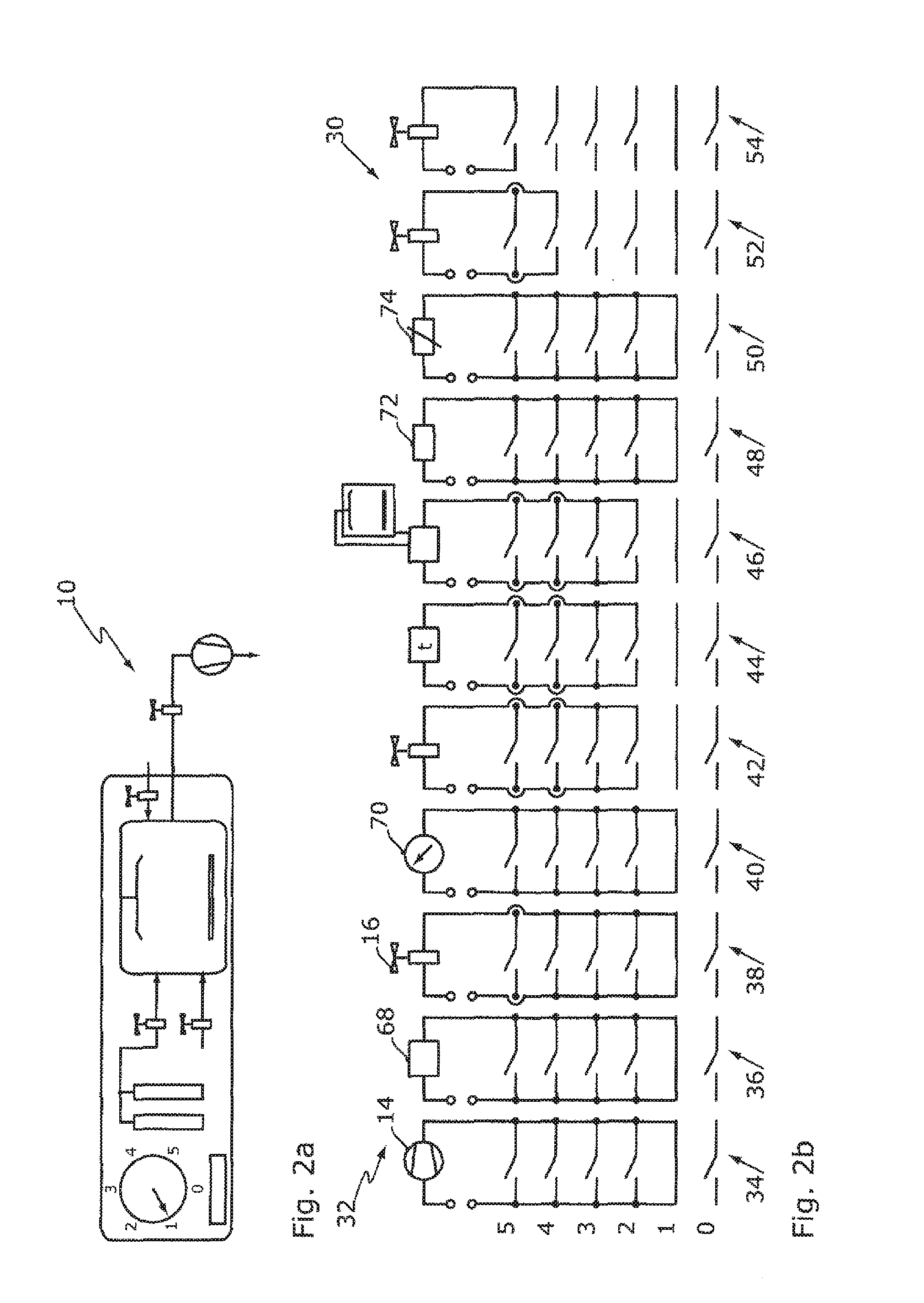 Low-pressure plasma system with sequential control process