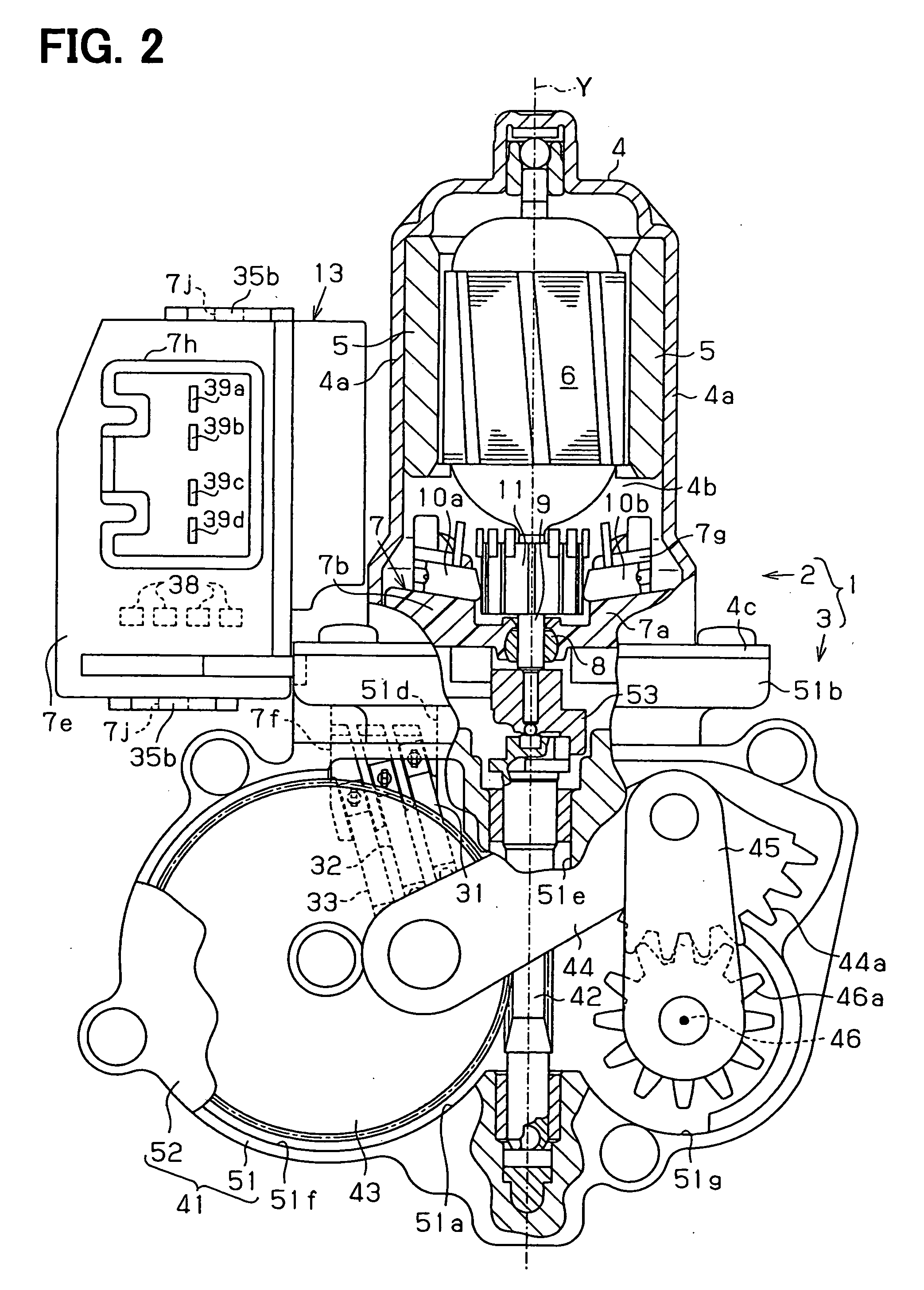 Wiper motor for driving wiper