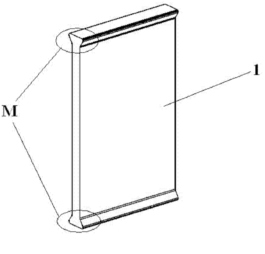 Double-head tenon joint tension test structure without additional bending moment