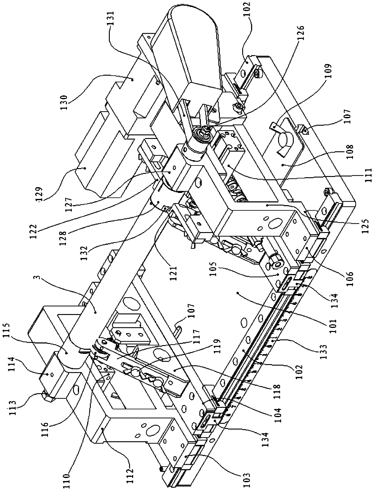 Printed material bearing platform for curved surface printing