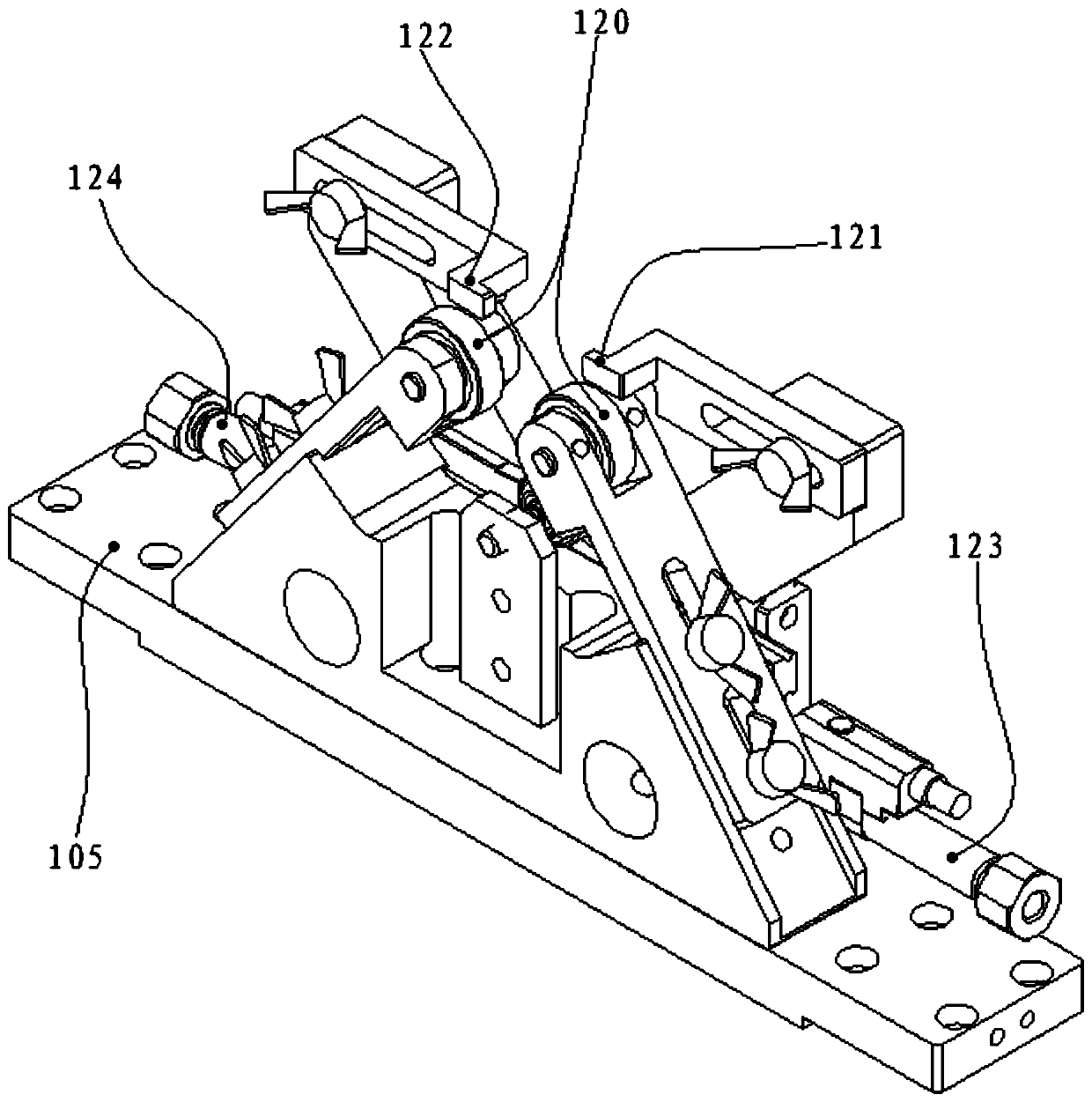 Printed material bearing platform for curved surface printing