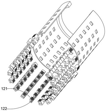 An insulation and heat insulation protective wire structure for mechanical equipment