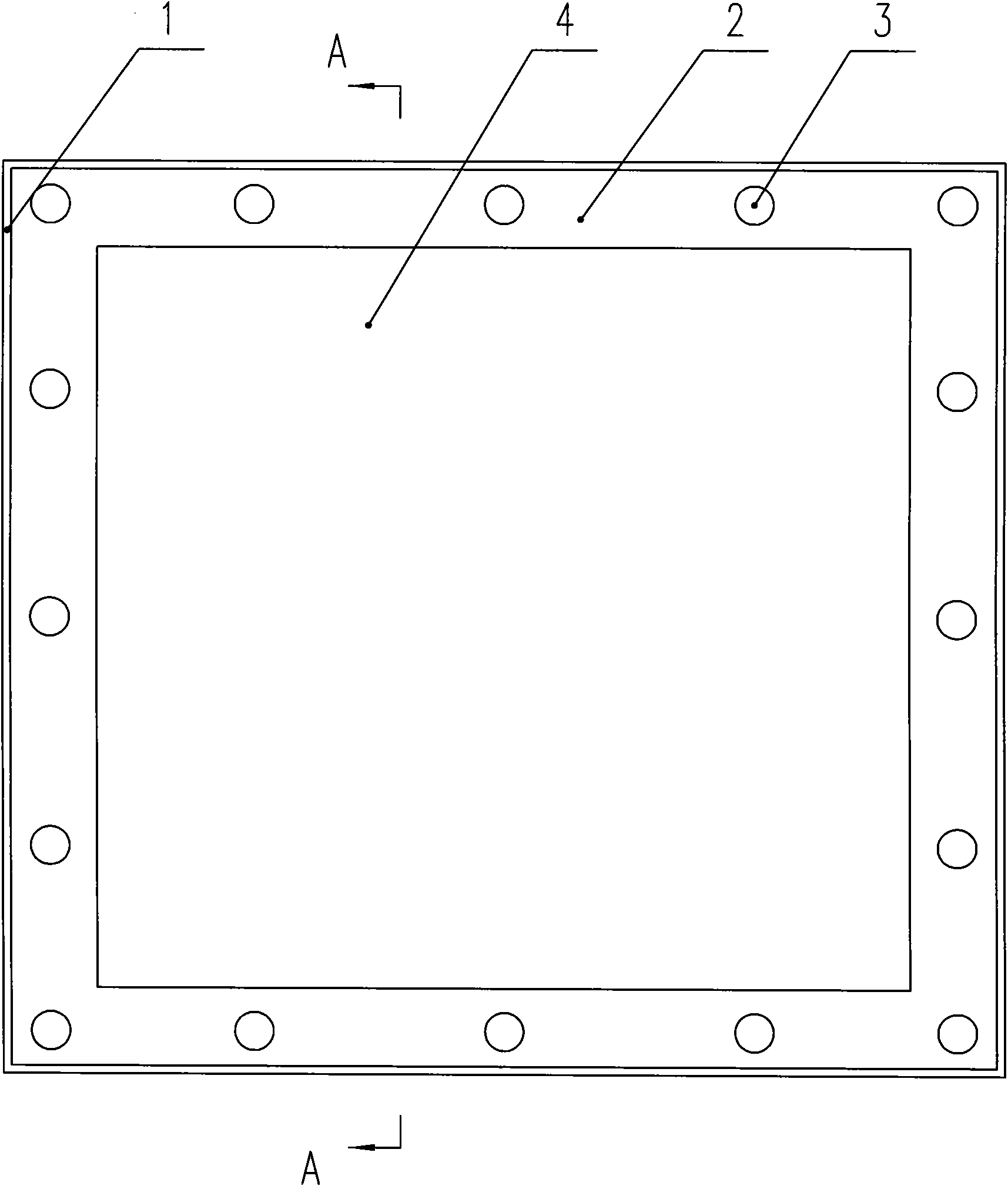 Detachable water-stopping window installing frame