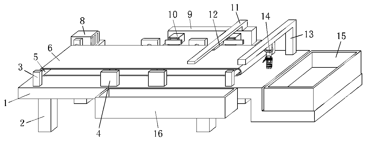 Automatic sorting device of sealed pressure transmission medium for synthesizing superhard materials