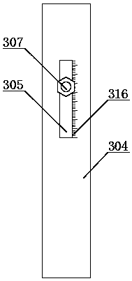 Cement concrete pavement grooving device for road engineering