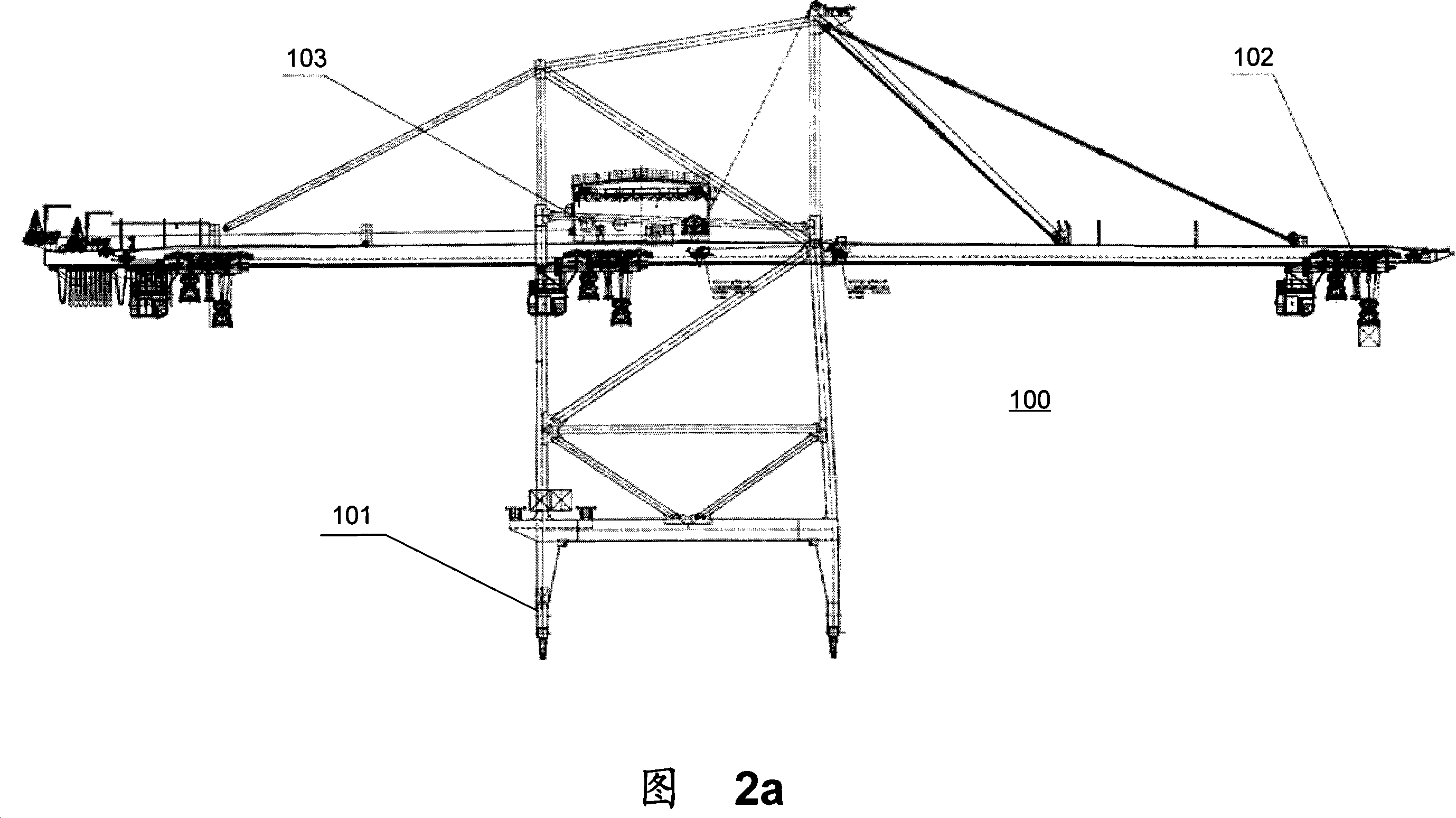 Container terminal loading and unloading system