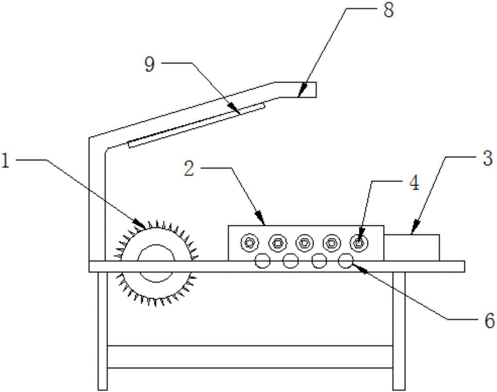 Wood cutting machine