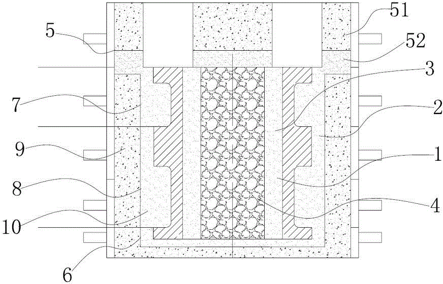 Sand core of pipe mould