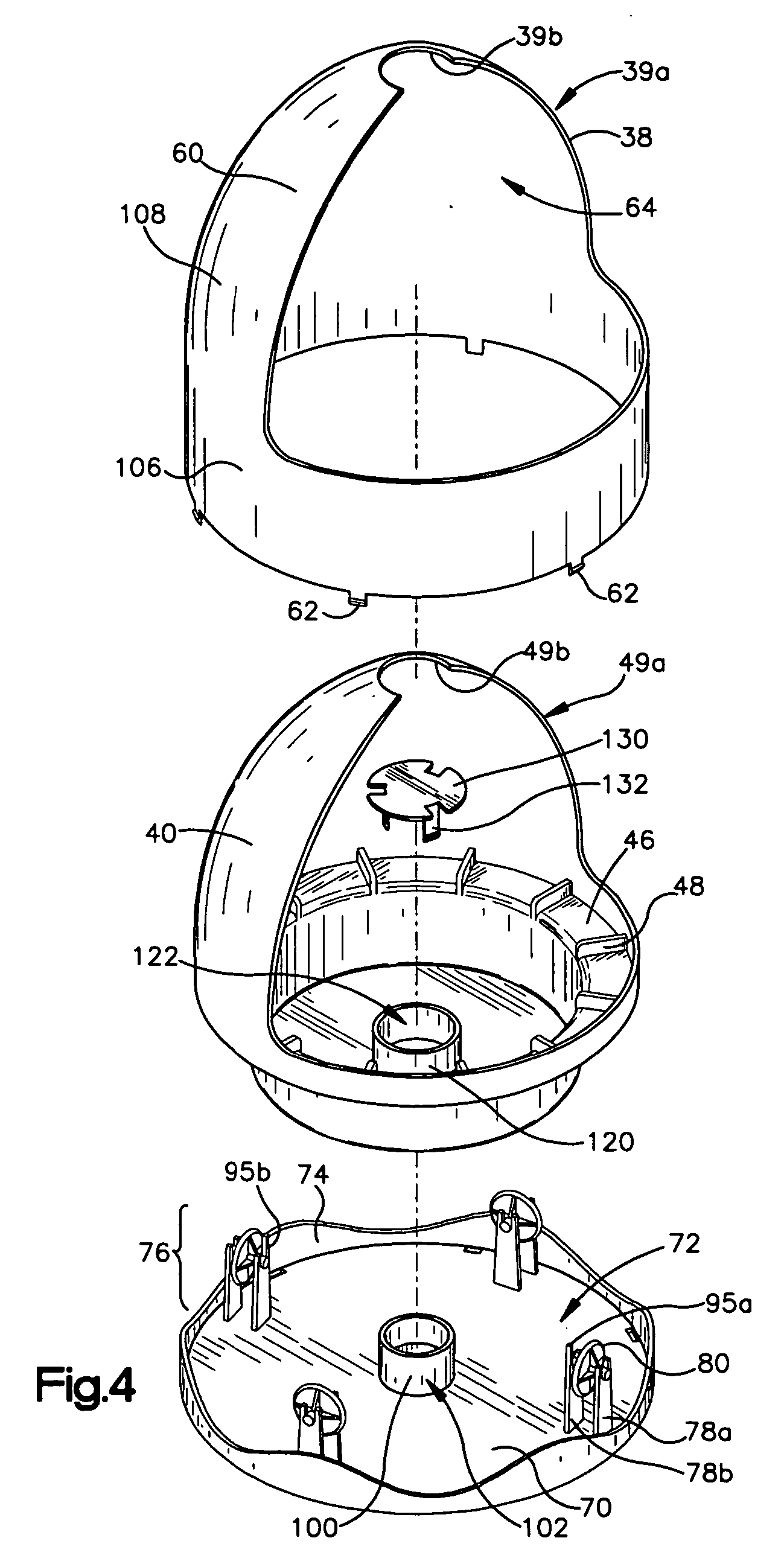 Rotating toilet tool holder