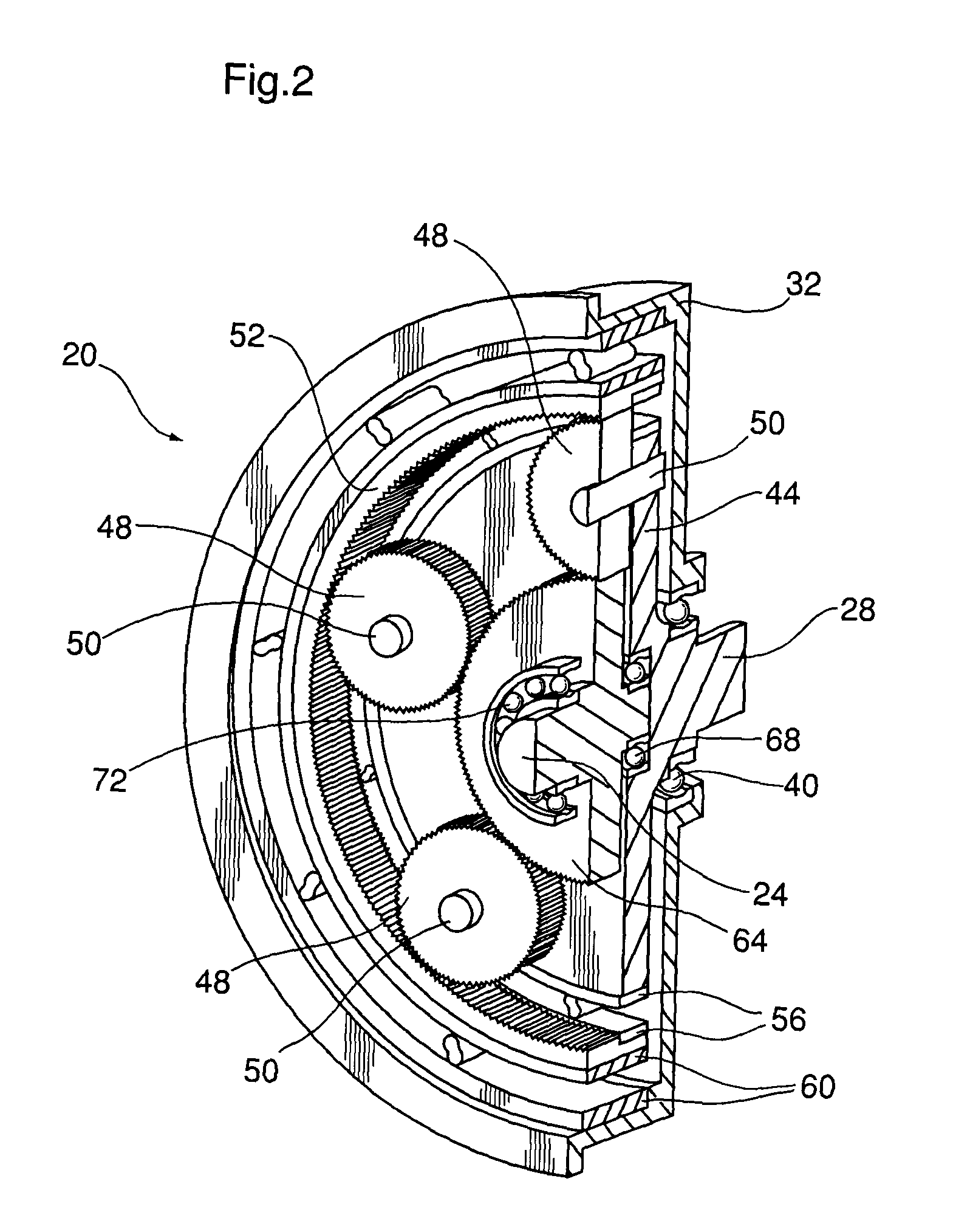 Auto-selecting two-ratio transmission