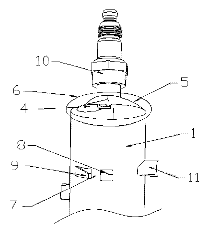 Combustion chamber for two-stroke engines