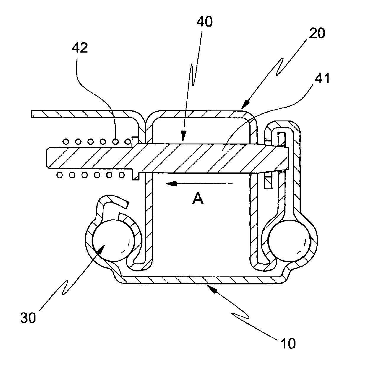 Seat track for vehicles