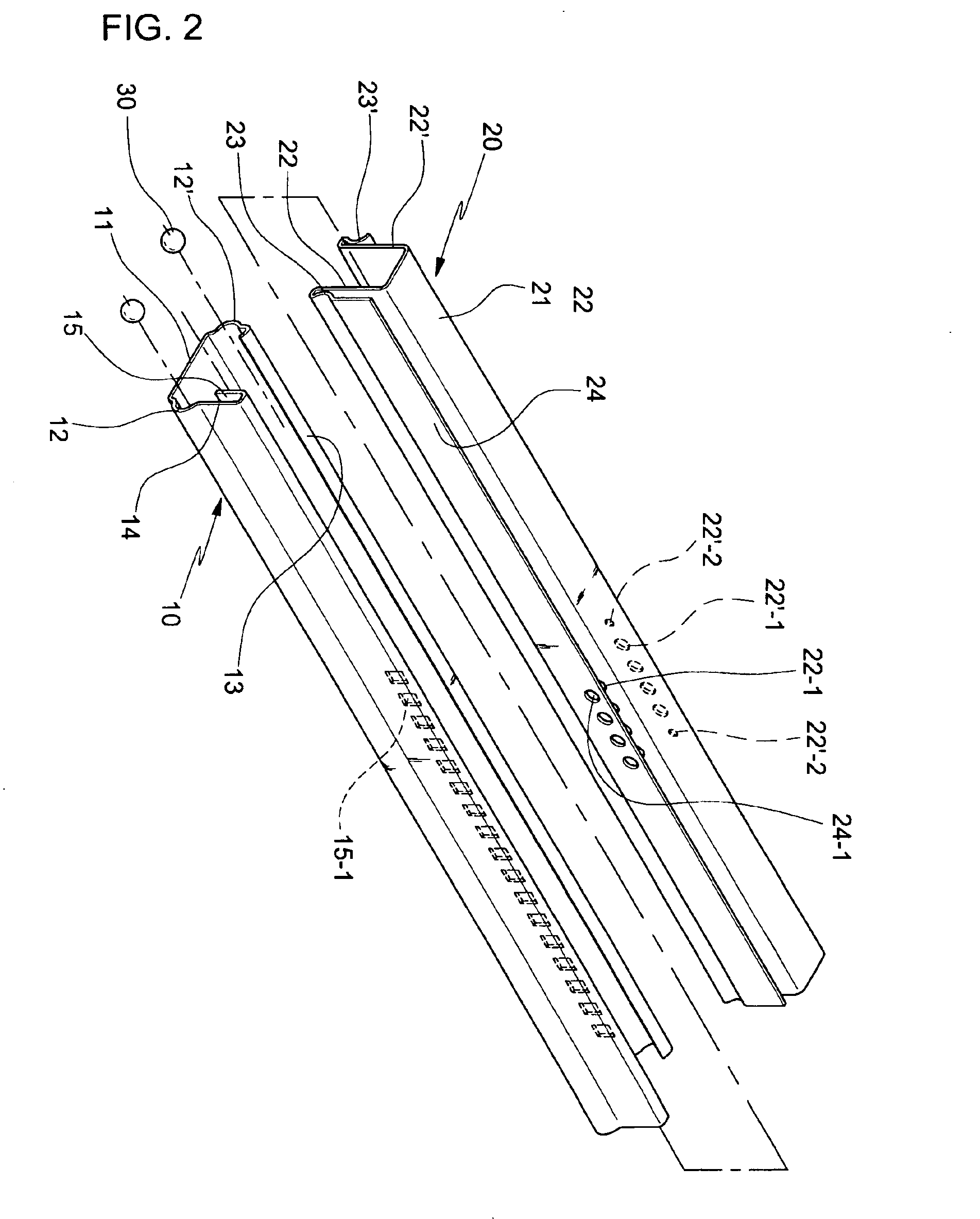 Seat track for vehicles