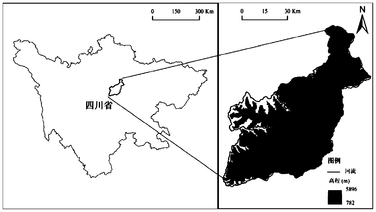 Earthquake area landslide susceptibility evaluation method