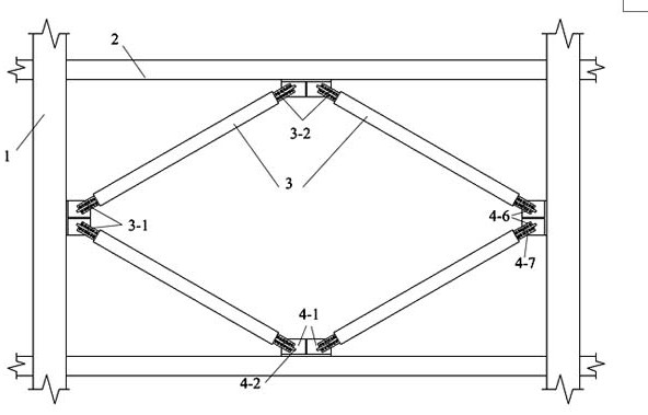 Buckling restrained brace structure arrangement system for building