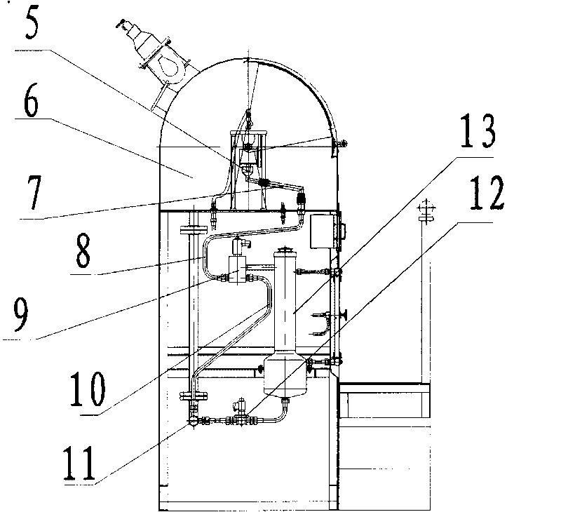 Device for testing flow of lubricating oil nozzle of engine