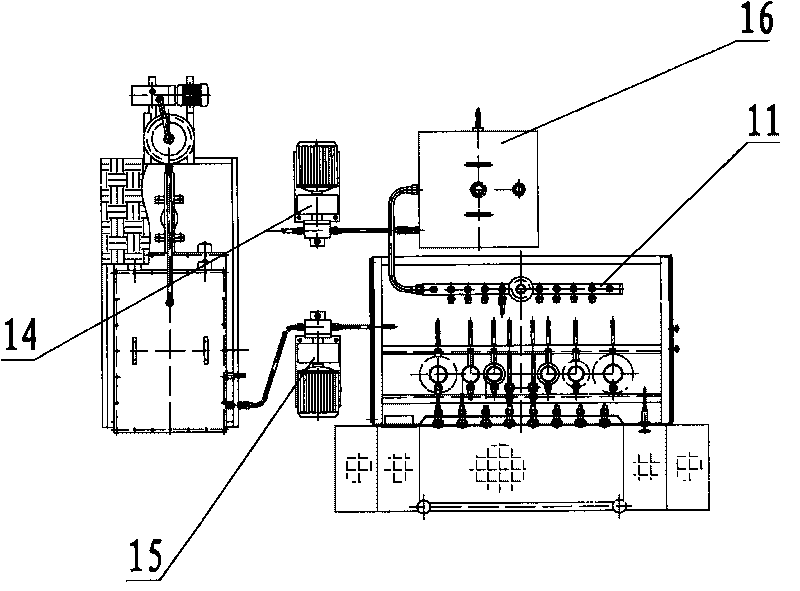 Device for testing flow of lubricating oil nozzle of engine