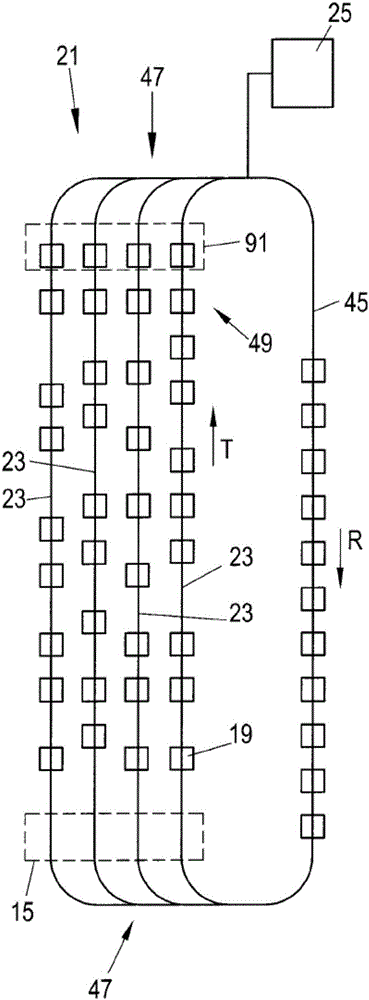 Autonomously electromagnetic transport carrier of food portions