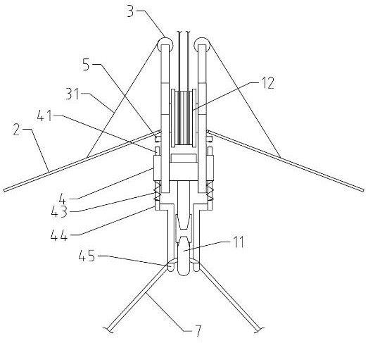 A lifting hook mechanism and crane with automatic shielding protection function