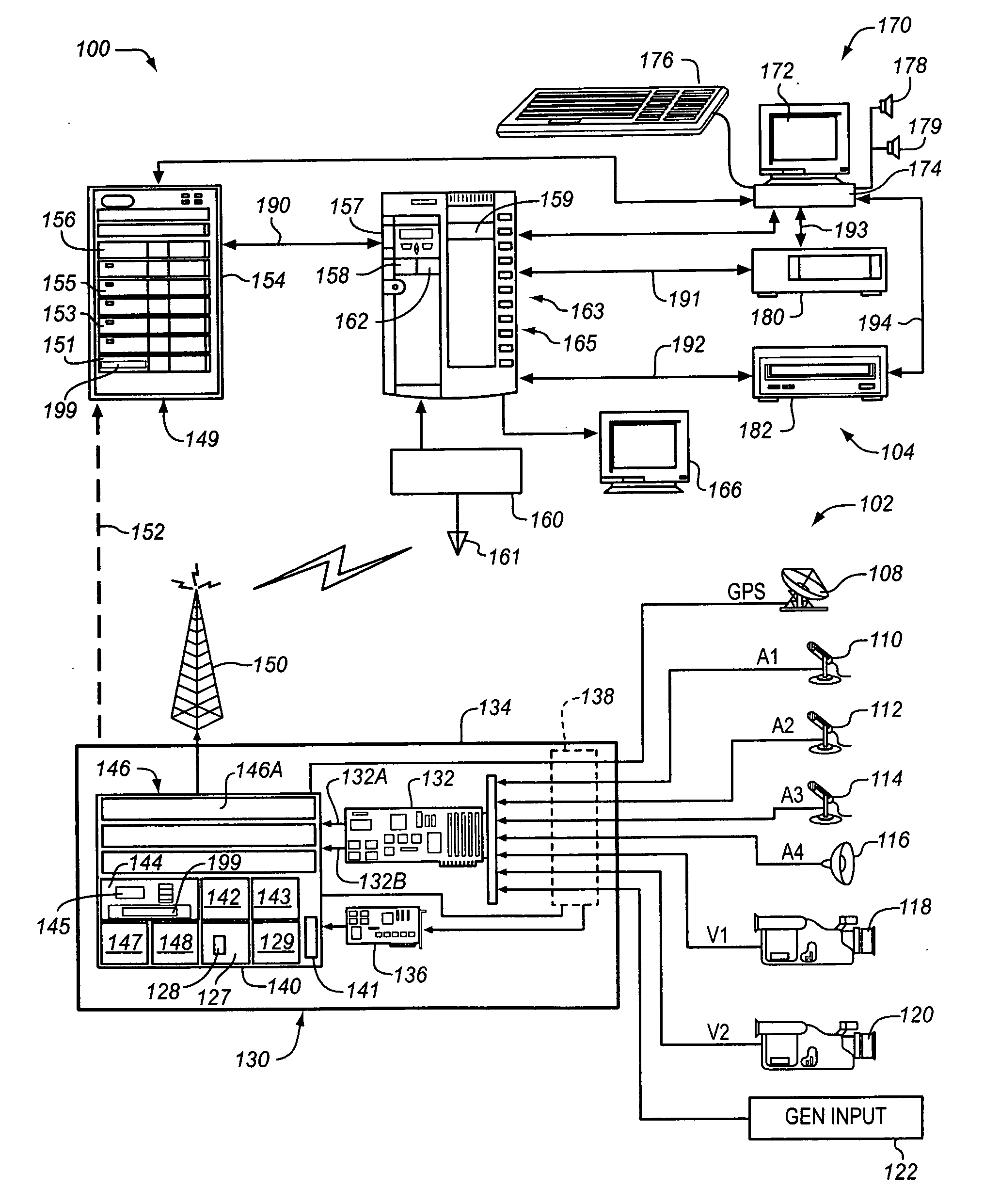 Surveillance system with digital tape cassette