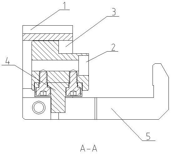 Automatic die changing clamping jaw of robot