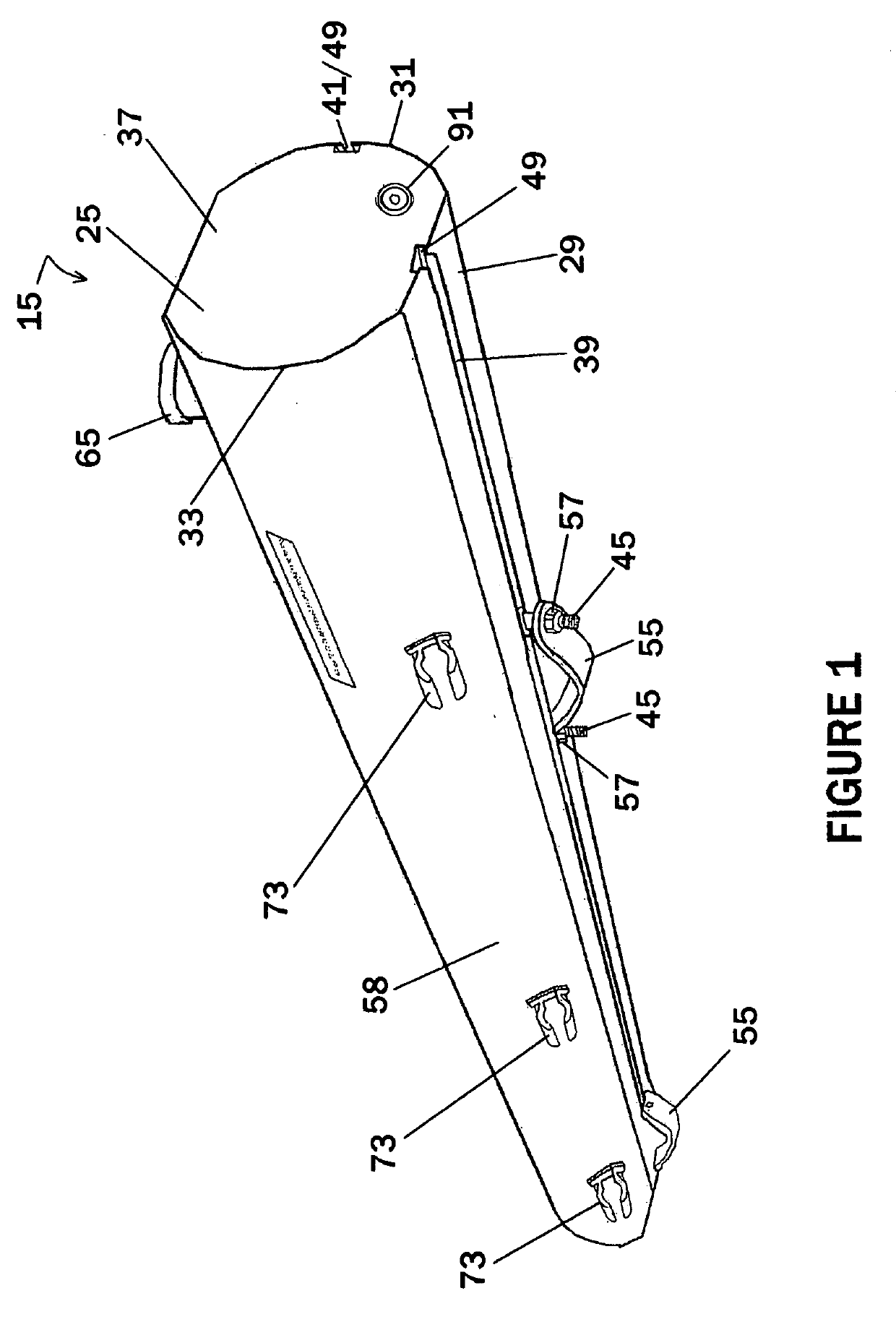 Vehicle roof rack mountable utility including structure for mounting with vertical and/or horizontal rack elements