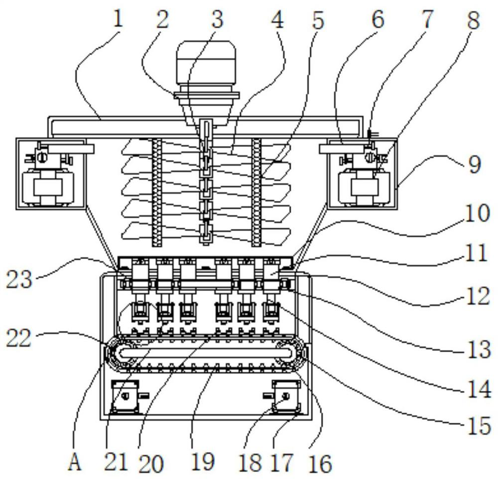 A convenient injection type sauce filling packaging machine that can prevent the sauce from solidifying