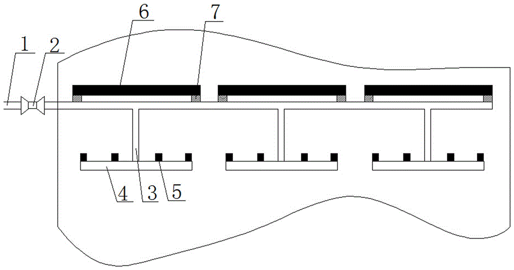 Ammonia spraying device of SCR (selective catalyst reduction) flue gas denitration system