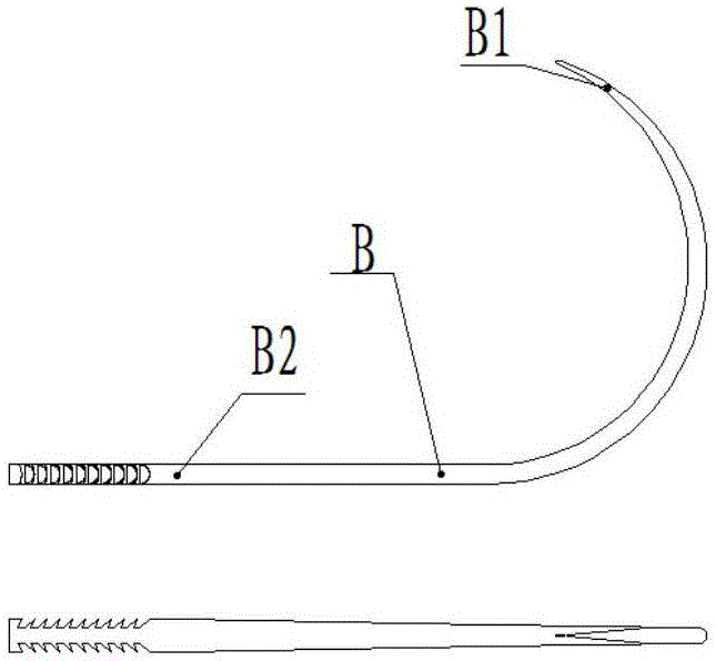 Suprasternal median incision suturing fixation bandage