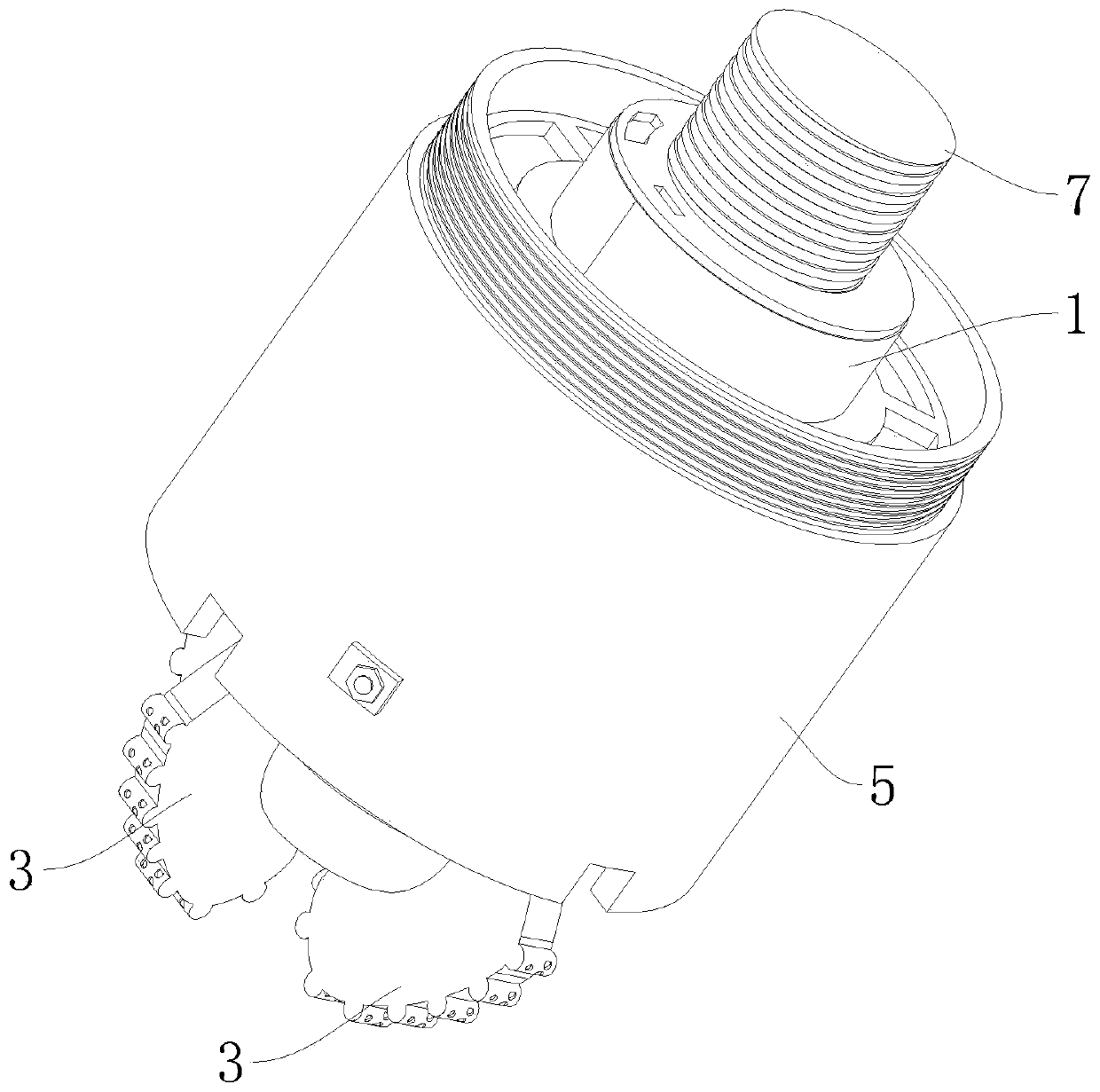 Prospecting bore bit suitable for sand