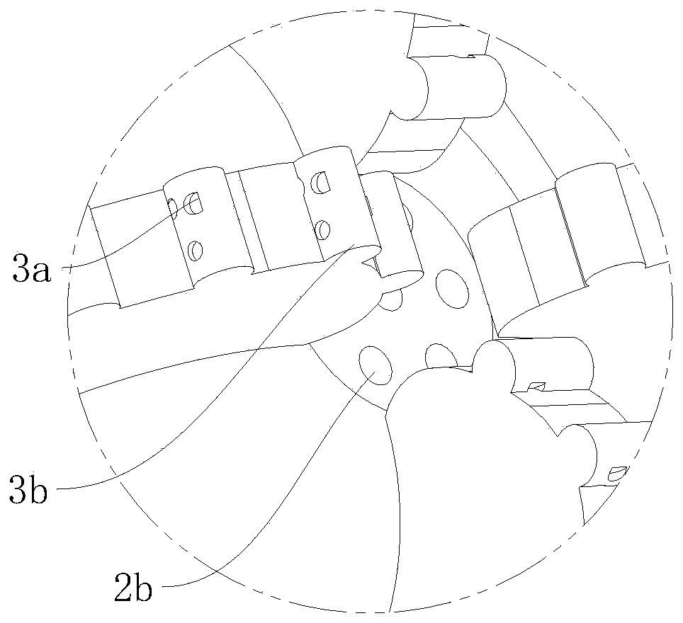 Prospecting bore bit suitable for sand