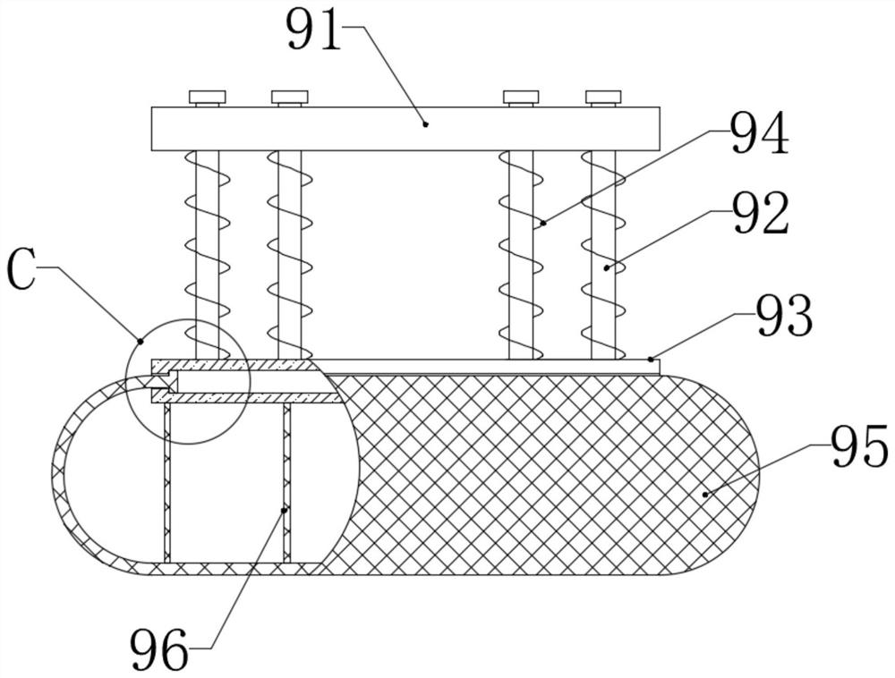 Cardio-pulmonary resuscitation pressing device for emergency intensive care unit