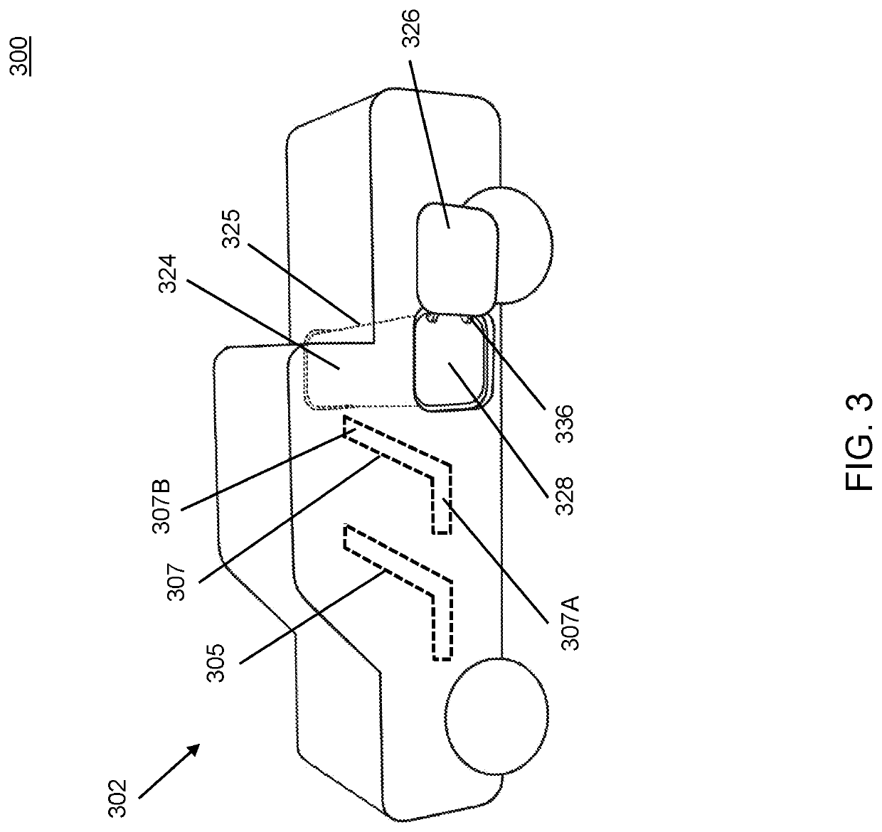 Automotive Vehicle Through Body Storage with Combination Door and Step