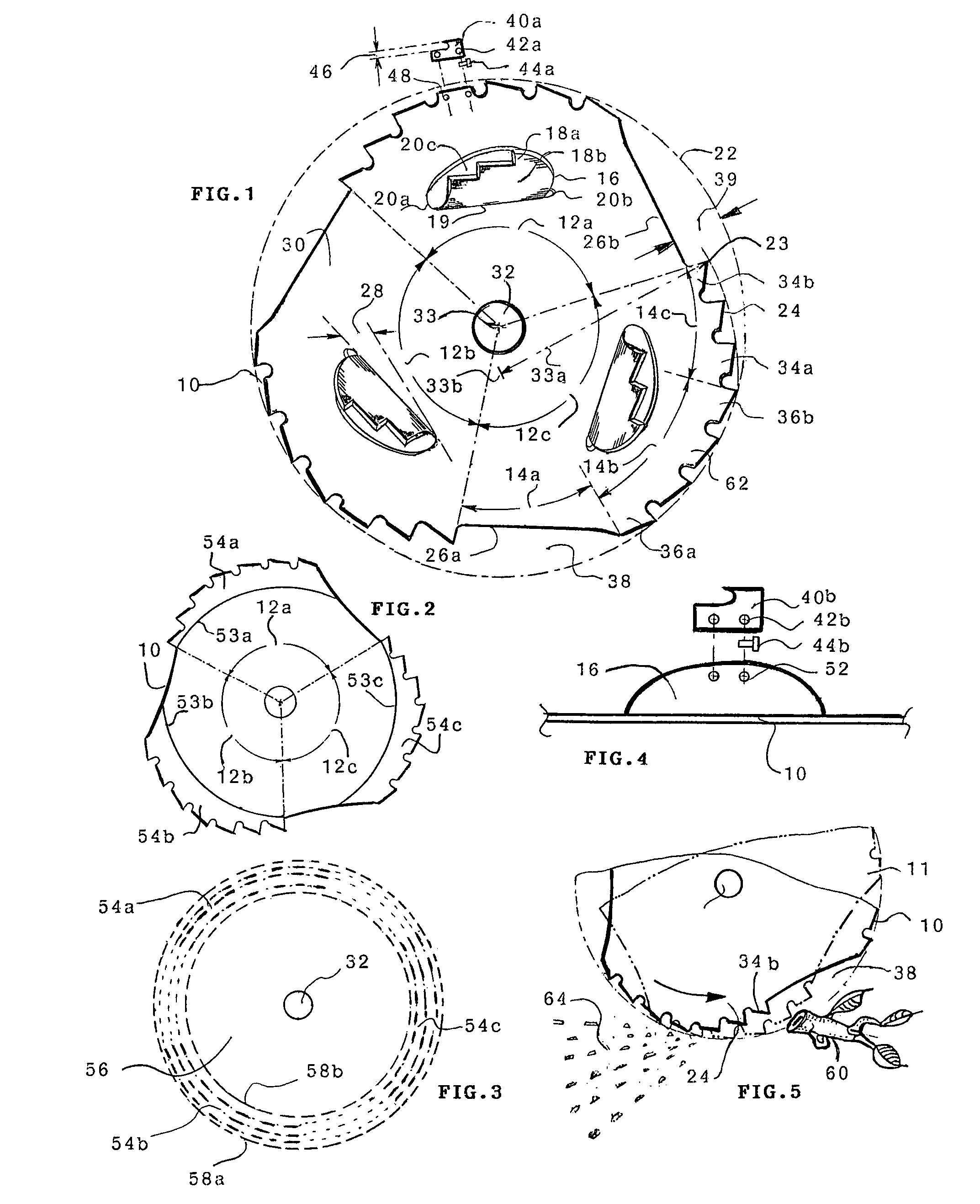 Brushcutter blade