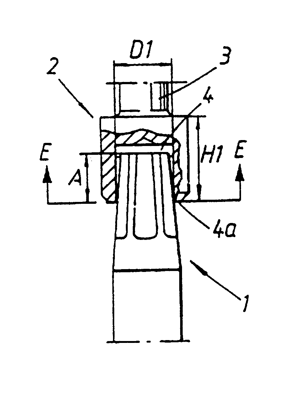 Arrangement for use in a system with a range of dental screws, and the range of dental screws