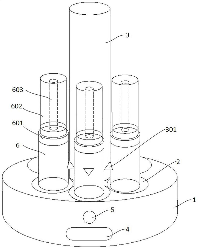 Special gutta-percha point ultraviolet disinfection device for dental department