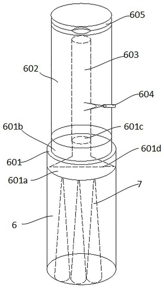 Special gutta-percha point ultraviolet disinfection device for dental department