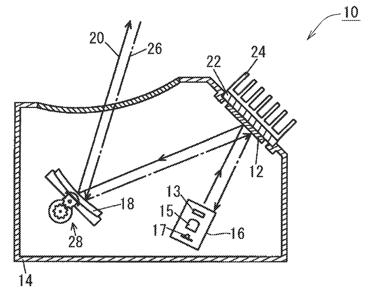 Cold mirror for head-up display apparatus and head-up display apparatus