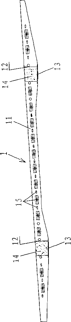 Composite box girder bridge erected in advance by using corrugated steel web steel girders and construction method thereof