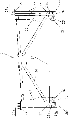 Composite box girder bridge erected in advance by using corrugated steel web steel girders and construction method thereof