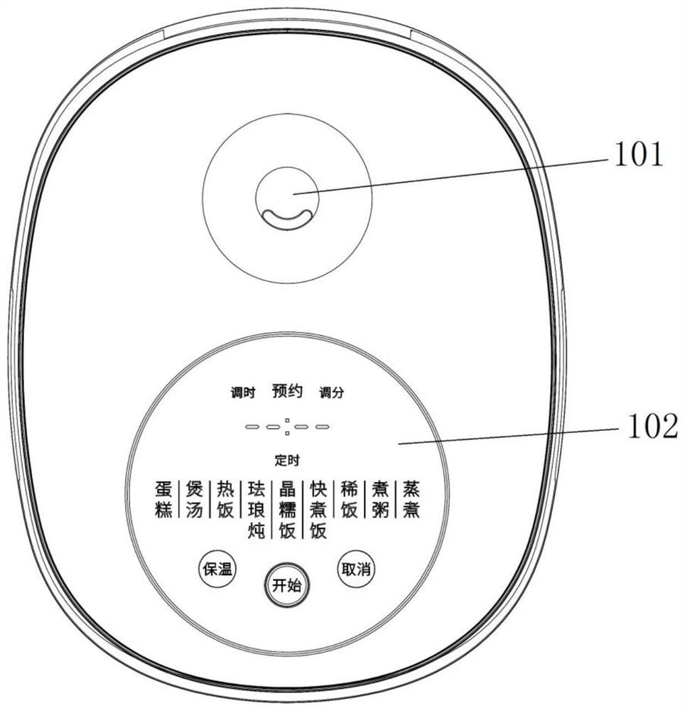 Method for detecting water volume of cooking utensil water receiving box