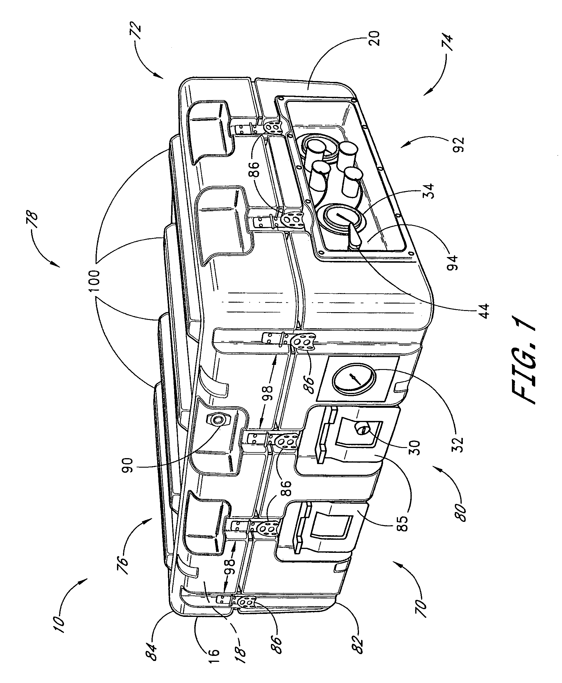 Apparatus for delivering pressurized fluid