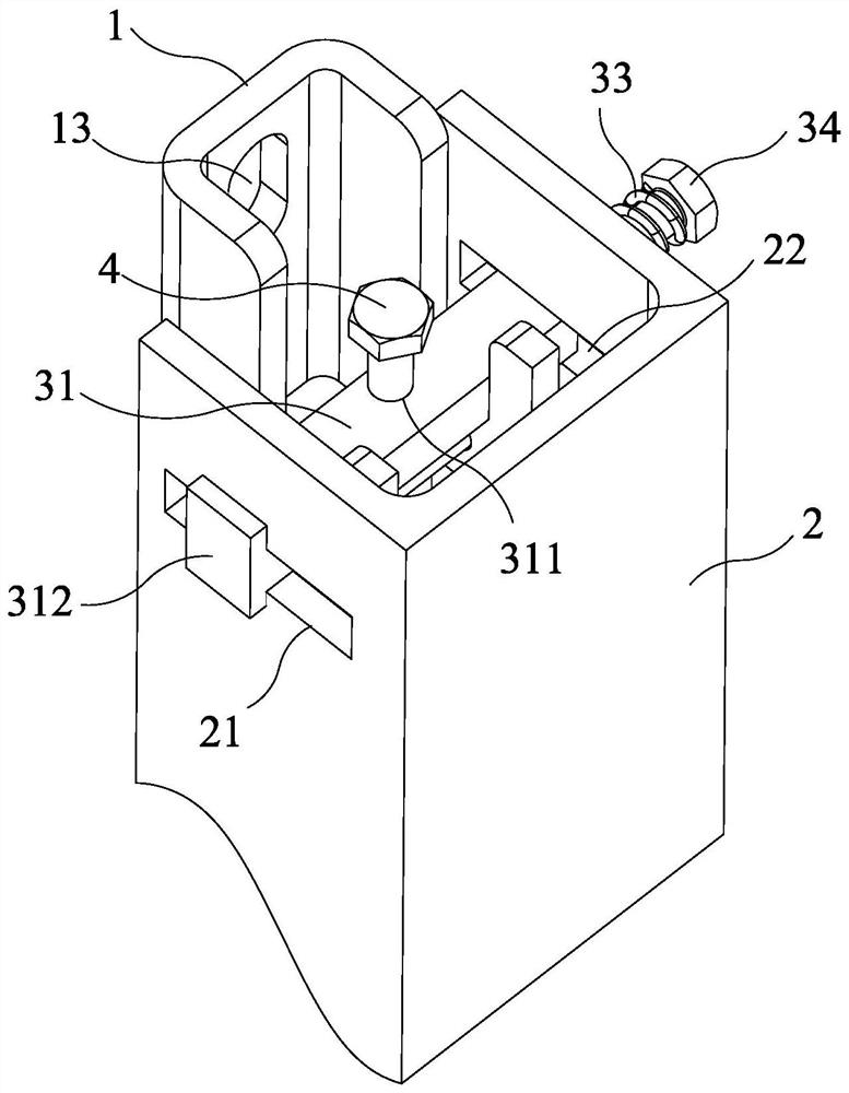 A pendant combination structure of a super large panel